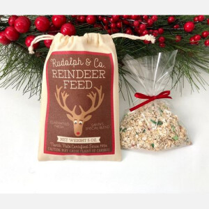 Christmas Cotton Drawstring Reindeer feed
