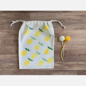 Cotton Drawstring blue LEMON