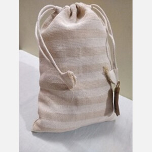 Drawstring Stripe juco cosmetic Drawstring