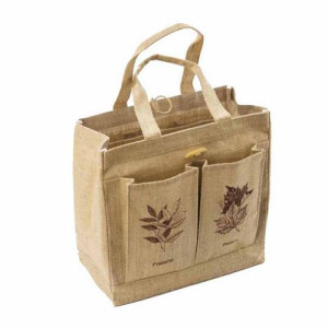 Jute Shopper with inner outer Pockets