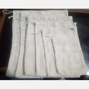 Organic Square mesh Drawstring