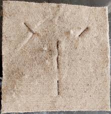 JUTE SQUARE SHEET 600 X 600 MM